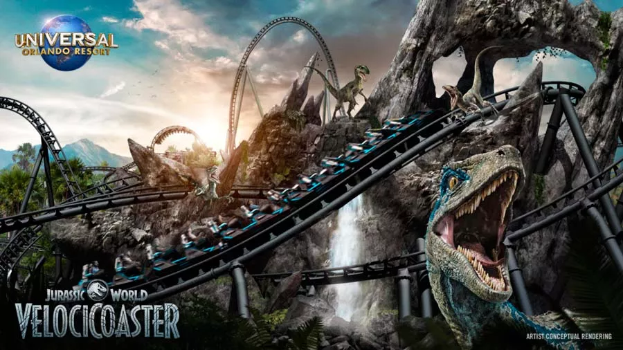 Universal Orlando Resort revela a nova Jurassic World Velocicoaster